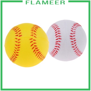 [FLAMEER] Seguridad béisbol juega entrenamiento PU softbol pelota deportes equipo juego blanco