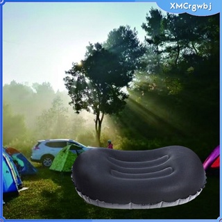 almohada de viaje inflable ultraligera para acampar, compacta compresible