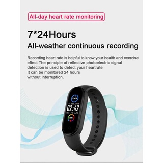 (Get) Reloj inteligente M5 Bluetooth 4.2 impermeable/pulsera deportiva/pantalla táctil+Película (Rich) (3)