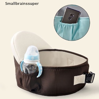 smallbrainssuper portabebés de cintura taburete walker bebé sling sostener cinturón de cintura mochila hipseat cinturón sbs