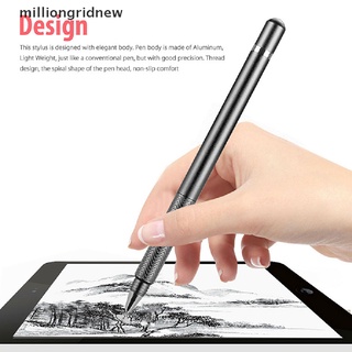 [milliongridnew] lápiz capacitivo de pantalla táctil de dibujo para ipad android tablet pc universal