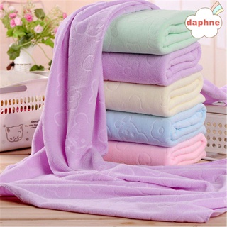 Daphne - paño de ducha duradero antibacteriano, diseño de cuerpo seco, forma de oso, microfibra, suave absorbente/Multicolor