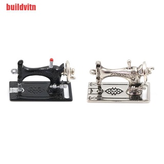 {buildvitn} máquina de coser de Metal miniaturas decoración 1:12 escala longitud 3,5 cm MMX