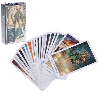 Kacoom 78 Nature Tarot Cards Deck Full English Mysterious Animal Playing Board Game CO (8)