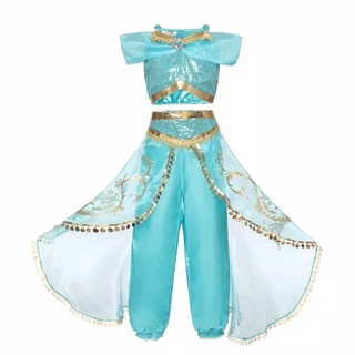 Princesa jazmín/Aladdin Cosplay disfraz de niños fiesta vestido ropa importaciones