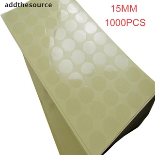 [addthesource] 1000 15 mm transparente redondo pegatina redonda etiquetas transparentes círculo pvc sellado etiquetas hgdx