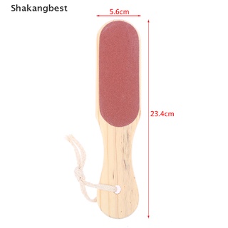 [skb] herramientas de pedicura de madera de doble cara para pies/utensilios de pedicura de piel muerta/removedor de callos de piel muerta (9)