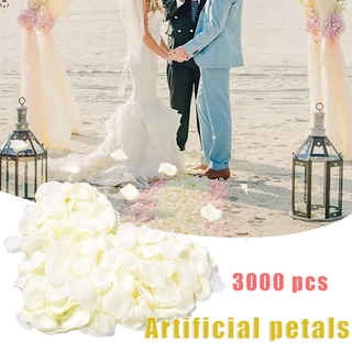 3000 pzs pétalos De Rosas artificiales no tejido tela Flor pétalos De flores Para decoración De fiesta De boda De san valentín