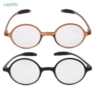 say ligero tr90 gafas de lectura redondas de resina presbicia gafas +1.0~+4.0