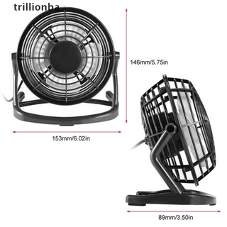 [trillionba] mini ventilador usb enfriador de escritorio mini ventilador silencioso enfriador para portátil portátil [trillionba]