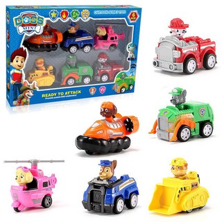 PAW PATROL patrulla canina coche taxi gran camión juguete música rescate equipo patrulla juguete canina juguetes movable muñeca juguete regalo de navidad (7)