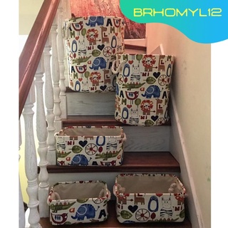Brhomyl2 cesta De almacenamiento con estampado De animales/Bolsa De pañales Para bebé/Organizador De armario con correa/tamaño De viaje