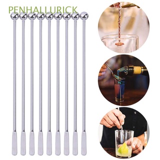 PENHALLURICK Creative Cocktail Stirrers Stainless Steel Swizzle Stick Stirrers Mixing 19cm for Wedding Party Bar Cocktail Drink Bar tool Mixing Sticks