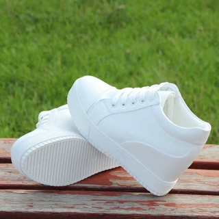 2020 nuevo coreano casual moda transpirable estudiante blanco zapatos de las mujeres de la plataforma de la suela gruesa de fondo
