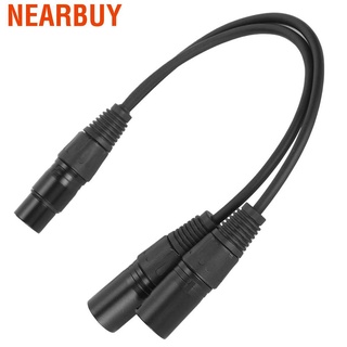 Nearbuy JORINDO JD6069 XLR hembra a doble macho Cable Y tipo divisor micrófono de Audio M