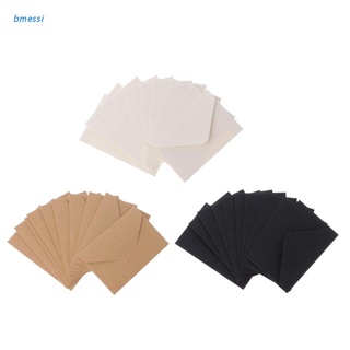 bmessi 50 unids/lote sobres de papel artesanal vintage estilo europeo sobres para tarjeta scrapbooking regalo