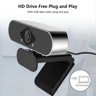 Webcam HD 1080P Con Micrófono , PC Portátil De Escritorio USB Webcams , Pro Streaming Cámara De Ordenador K