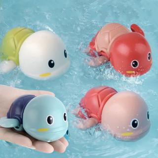 Bebé bebé lindo de dibujos animados natación reloj pato ballena tortuga Pufferfish juguetes de baño/niños playa baño juego con
