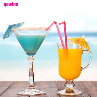 Qowi - paraguas para decoración de cóctel, colores mezclados, postres, frutas, tartas (3)