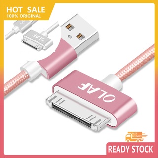 Hy OLAF - Cable USB de 100 cm para iPhone 4/4S, para iPad 1, 2, 3