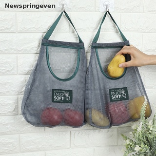 [nse] bolsas de almacenamiento de malla vegetal de cocina/bolsas de almacenamiento de papas de cebolla/bolsas colgantes de almacenamiento/bolsas de almacenamiento/newspringeven