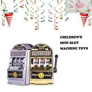 CHAR Mini Lucky máquina tragaperras Metal Anti-estrés juguete regalo de navidad oro