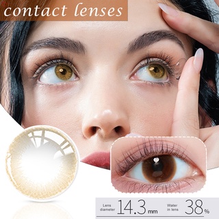2 lentes de contacto cosméticos de color lentes de contacto de color lentes de ojos mujeres