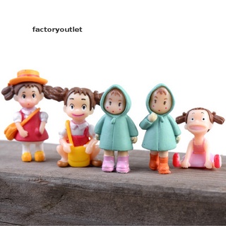 [factoryoutlet] Adorno de jardín miniatura figura de resina artesanía macetas de hadas niña muñeca caliente