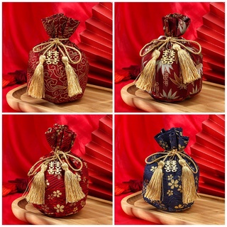 preventad fashion candy bag creative candy bolsas con cordón bolsillo portátil de boda fiesta borla bolsa de protección contra el polvo bolsas de regalo (4)