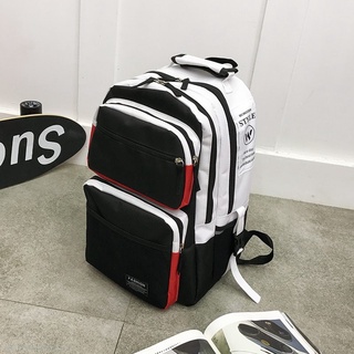 Gran mochila de los hombres de las mujeres de la escuela bolsa de la escuela secundaria estudiante de la universidad Harajuku multifunción de viaje de vuelta Pack 2020