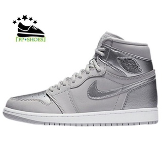 🙌 『FP•zapatos』 Nike Air Jordan 1 AJ1 Joe 1 gris plata japón Limited hombres y mujeres zapatos de baloncesto 575441-DC1788-029 rksu (8)