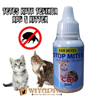 Stop ácaros 30ml gato oreja pulgas gotas y gatito