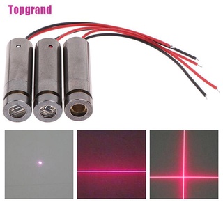 [Topgrand] 650nm 5mW red point / line / cross laser module head glass lens focusable