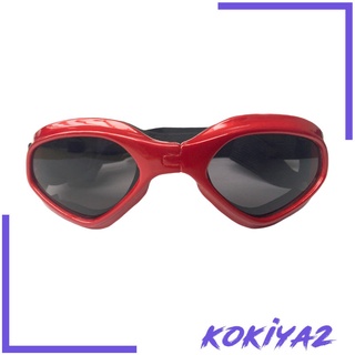 [KOKIYA2] Gafas de sol para perros/mascotas/gafas plegables Anti-viento/lentes ajustables (9)