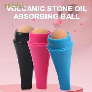 BREUES Natural Volcanic Face Roller Reusable Volcanic Stone Ball Oil-Absorbing Volcanic Roller Travel Face Oil Control Blemish Remover Home Unisex Skin Care Tools Oil Control Roller/Multicolor