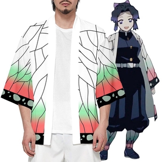 demon slayer: kimetsu no yaiba kochou shinobu cosplay suelto haori abrigo tops