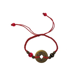 tao buddhism seis palabras antigua moneda kabbalah cadena roja pulseras protección de la suerte (1)