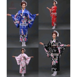 Geishawomendres Kimono Vintage Yukata Haori disfraz
