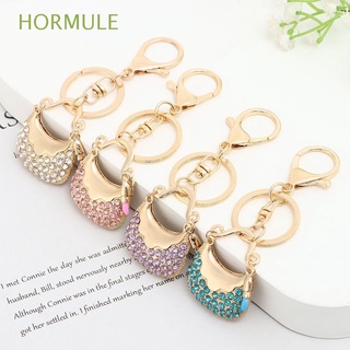 HORMULE Gifts Exaggerated Chain Ornaments Trend Alloy Keychain Girls Woman Car Pendant Fashion Lipstick Diamond-studded/Multicolor