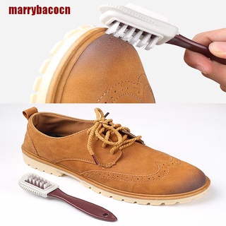 [Marrb] cepillo de zapatos para limpiar botas de gamuza Nubuck zapatos limpiador goma borrador cepillos RRY (4)