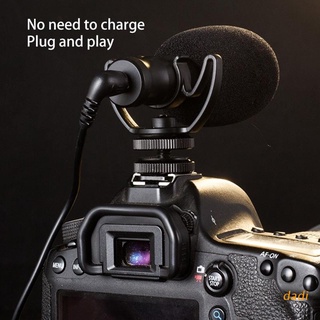dadi Professional SLR Camera Microphone for Blogging Interview Online Recording