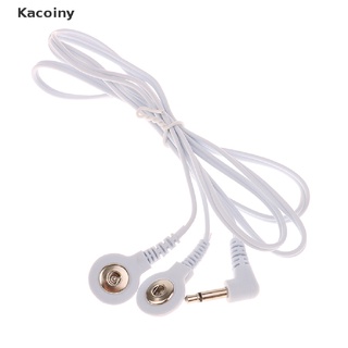 DC [KAC] Cables de cable de electrodo Jack cabeza de cc 3,5 mm de reemplazo de Cables de unidad Tens de 2 vías DSF