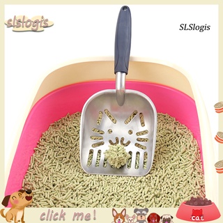 SM_Metal Hollow Cat Litter Shovel Pet Sand Shit Waste Sifter Scoop Cleaning Tool