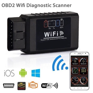 WiFi ELM327 OBD2 OBDII Auto Escáner De Diagnóstico De Coche Herramienta De Escaneo Para iOS Android YxBestmall