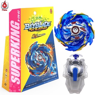 blue beyblade burst b174 02superking booster single beyblade con spark launcher juguetes regalos