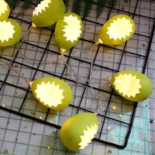 M 10 LED guirnalda de hadas de huevo agrietado cadena de luces para suministros de pascua