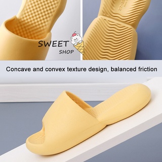 Ultra Suave Zapatillas Macaron Color Antideslizante EVA Flip Flop Para Verano Baño Casa Oficina Sólido 35-45 (9)