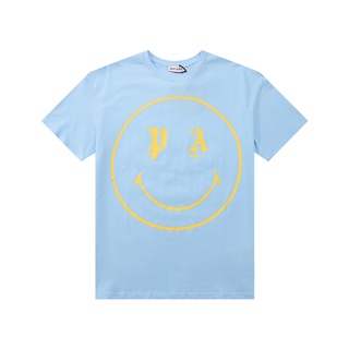 Camiseta 2021 De Alta calidad con estampado De sonrisa/Manga corta/cuello redondo/100% algodón (7)
