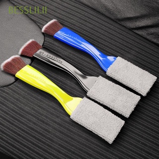 BESSLILII Washer Car Air-Conditioner Outlet Interior Brush 2 In 1 Dust Brush Removal Car Accessories Multi-purpose Auto Maintenance Cleaning Tool/Multicolor