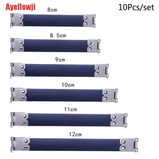 Ayellowji 10 piezas de Metal marco interno cierre de bloqueo para bolso interno Flex bolso mango DIY